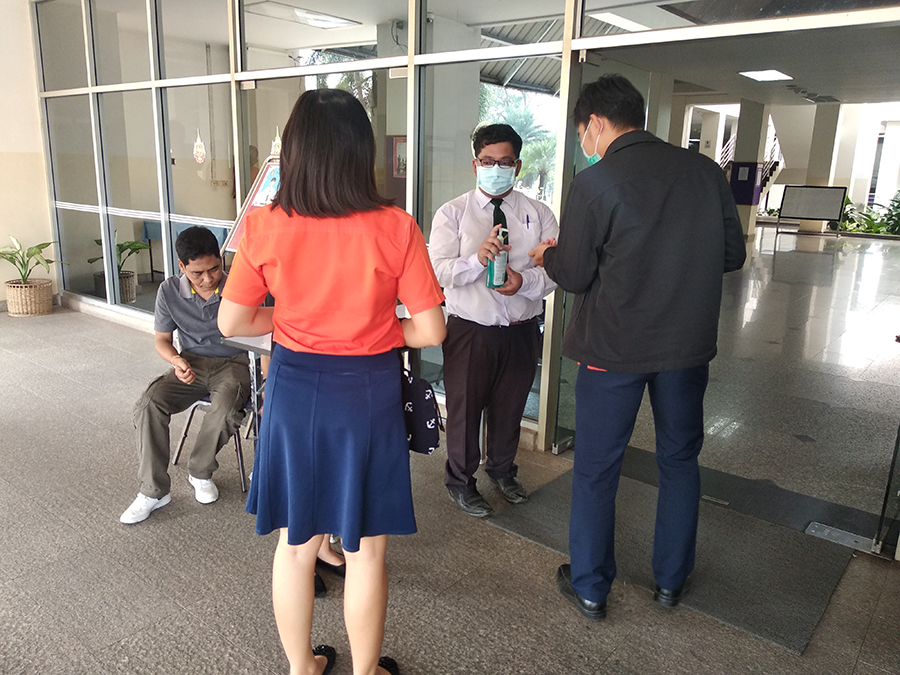 มาตรการการป้องกันไวรัส COVID-19 มรภ.อด.